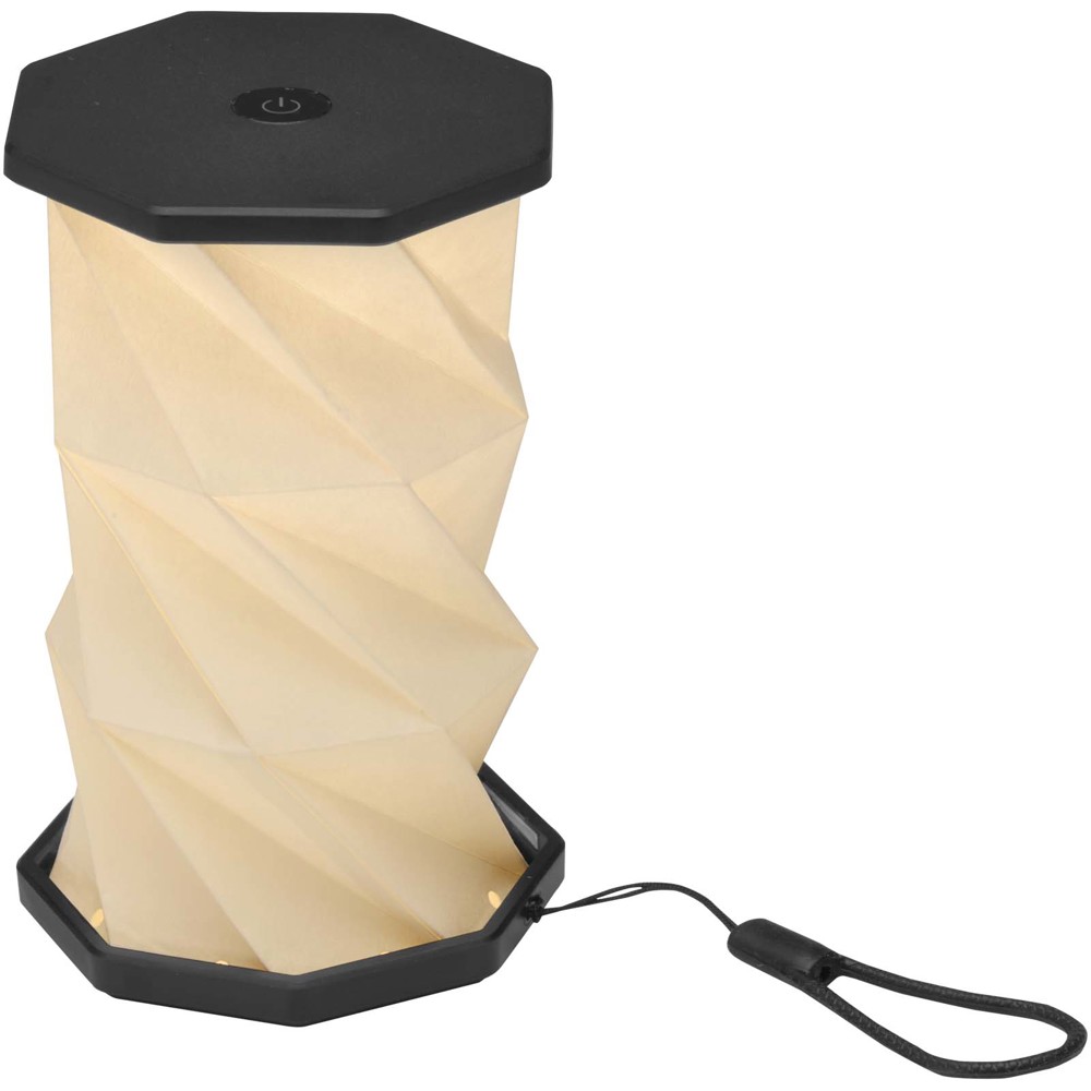 Celestia opvouwbare tafellamp van gerecycled plastic